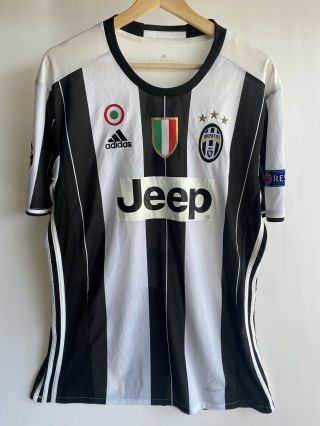 Dybala 21 Adidas Juventus 2016 - 17 Home Soccer Jersey Size Xl Jeep Serie A