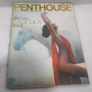Penthouse Adult Entertainment Magazines May 1980 Special Caligula Issue