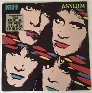 Kiss - Asylum Lp 1985 Promo 1st Pressing Vg,  /vg,  Rare