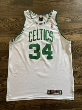 Vintage Nike Authentic Paul Pierce 34 Boston Celtics Jersey Size 48 Xl