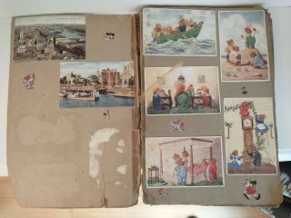 OLD SCRAPBOOK - ALL PAGES SHOWN 2145 2
