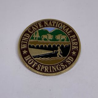 Wind Cave National Park Hot Springs South Dakota Sd Travel Souvenir Pin Lapel