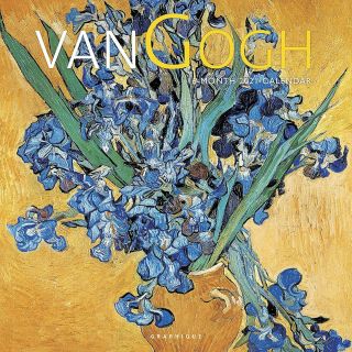 Graphique Van Gogh Wall Calendar 2021,  Monthly Jan - Dec 12  X 12 "