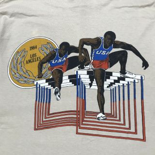 Vintage Rare 1984 Los Angeles Usa Olympic Levis T - Shirt Men’s Large