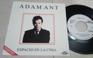 Adam Ant Espacio En La Cima Mexico Single 7 Single Promo Mexican Mca