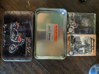Harley Davidson “numbered - Limited Edition Tin” Playing Cards 2 - Decks