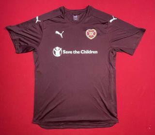 2016 Hearts Of Midlothian Soccer Jersey Shirt Top Kit Puma Football Xl