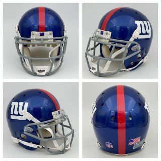 York Giants - Schutt Advantage - Full Size Small Football Helmet