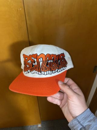 Vintage 90s Cincinnati Bengals Nfl Football Graffiti Snapback Hat Cap By Twill