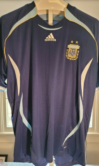 Argentina 2006 Away Football Shirt Soccer Jersey Adidas Men 