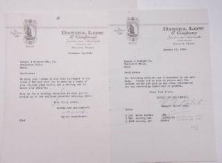 1934 Lamson Goodnow Daniel Low And Co Salem Ma Letters Ephemera P637k