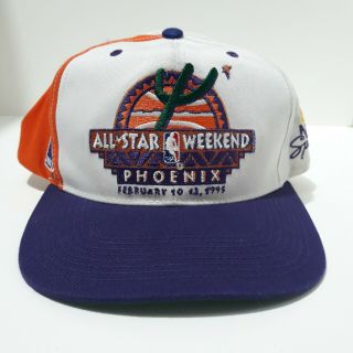 1995 Nba All - Star Game Sports Specialties Vintage Snapback Cap Hat