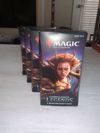 Magic The Gathering Commander Legends 3 Booster Draft Pack Mtg And