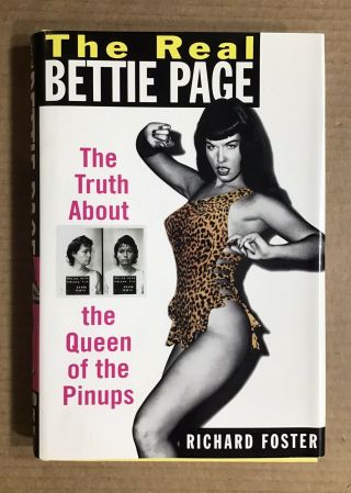 The Real Bettie Page by Richard Foster ,  10 Postcards,  Sticker & More 2