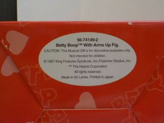 N Vintage Betty Boop Music Box Figurine 2