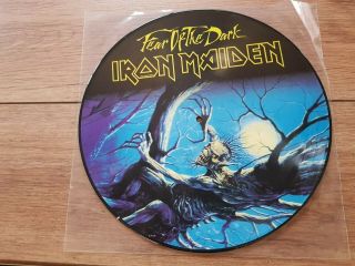 Iron Maiden - Fear Of The Dark - Rare 11 Track Colour Picture Disc Lp