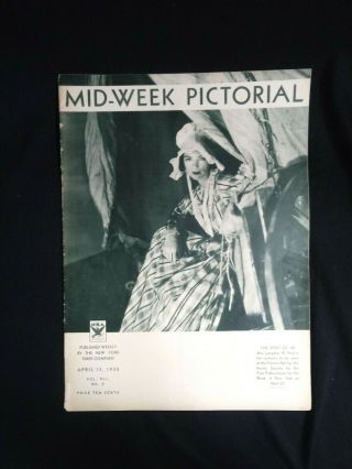 Mid - Week Pictorial April 13 1935 Shirley Temple The Grand National More