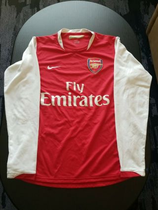 Arsenal Jersey 2010 2011 Home Small Long Sleeve Shirt Nike 19094765 Rare