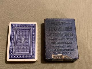 Five Hundred Playing Cards With 11 And 12 Spots,  Us Playing Card Co.  Vintage