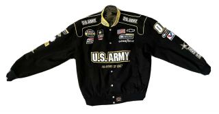 Nascar Jh Designs Jeff Hamilton Us Army Twill Camouflage Reversible Jacket