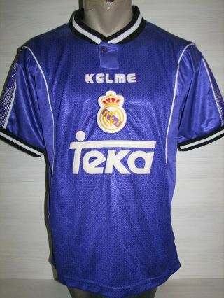 Real Madrid 1997 - 98 Away Kelma Shirt Jersey Size Xs