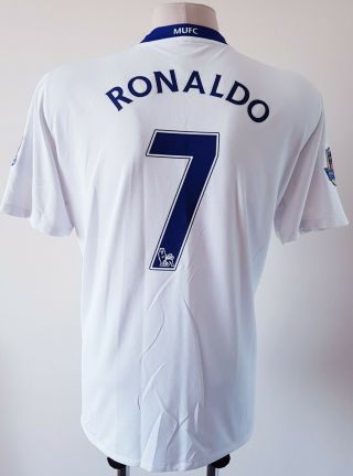 Manchester United 2008 - 2009 Away Football Nike Shirt 7 Cristiano Ronaldo