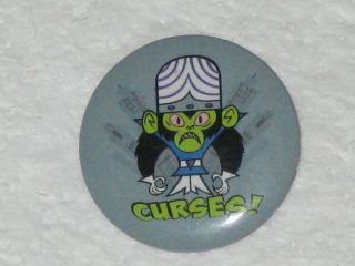Cartoon Network Powerpuff Girls Mojo Jojo Pin Button Curses Pinback Monkey 1.  25