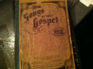 Old Worn Hymnal Song Music Book Songs Of The Gospel No.  2 Mcmv Box37