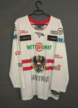 Austria Jersey Hockey Size Xl Shirt Cs Ig93