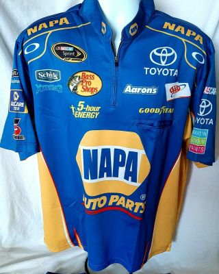 Martin Truex Jr Napa Michael Waltrip Racing Team Issued Xl Pit Crew Shirt Toyota
