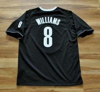 Deron Williams Brooklyn Nets B Sleeves Black Atl Jersey Adidas Swingman M