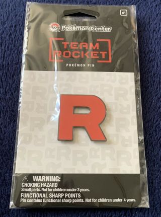 Pokémon Center Trading Card Game Team Rocket Pin Rare