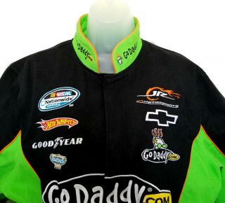 Rare Nascar Danica Patrick Go Daddy Twill Racing Jacket Chase Authentics Xl