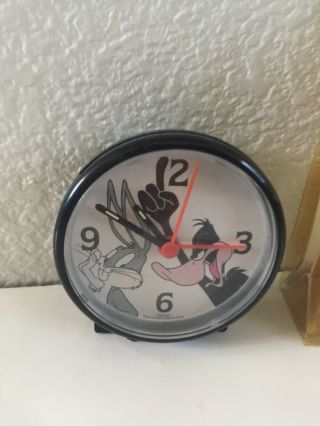 Vintage Looney Tunes Bugs Bunny Daffy Duck Alarm Clock Package 1994