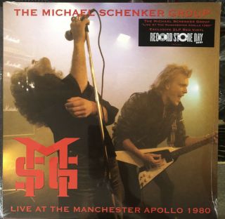 Michael Schenker Group - Live At Manchrster Apollo 1980 Lp Rsd 2021 Red Vinyl