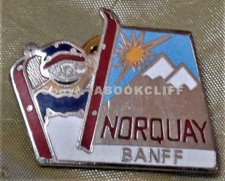 Ski Mount Norquay Banff Alberta Canada Lapel Pin