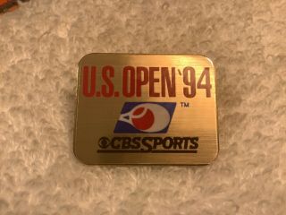 1994 (94) Us Open Tennis - Cbs Sports Media Pin - Pinback