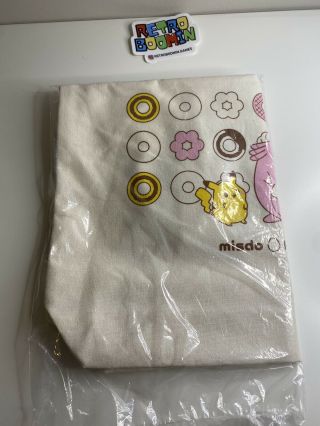 Pokemon 2021 Lucky Bag Misdo Mister Donuts Tote Grocery Bag Japan But