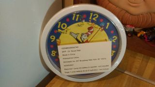 Dr.  Seuss 10 " Wall Clock,  Still,