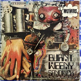 Frank Zappa " Burnt Weeny Sandwich” 1970 Vinyl Lp 1st Pressing With Poster Vg,
