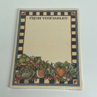 Lang Main Street Press Fresh Vegetables Note Pad