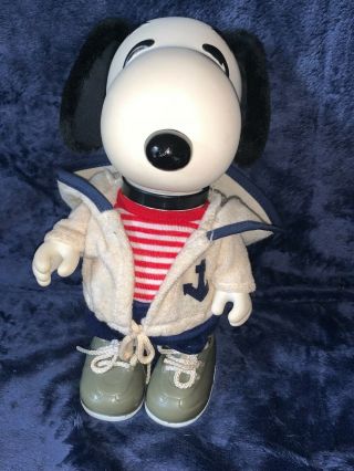 Peanuts Snoopy 1966 United Feature Syndicate Figure Determined Sailor Anchor