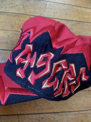 Drew Pearson San Fransisco 49ers NFL Snapback Hat Cap Graffiti Rare 3