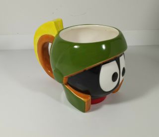 Marvin The Martian Head Looney Tunes Ceramic Coffee Tea Cup Mug Warner Bros 1992