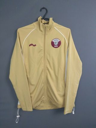 Qatar Jacket Size M Full Zip Training Mens Football Soccer Burrda Ig93