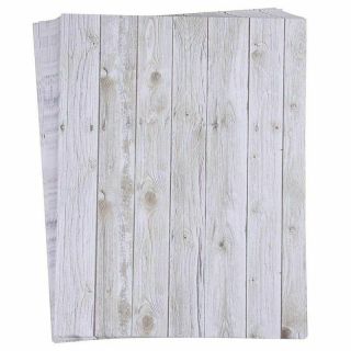 96x Stationery Paper,  Rustic Wood Panel Designs,  Letter - Size,  8.  5 X 11 Inches