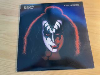 Kiss Gene Simmons Solo Vinyl W/ Poster - 1978 - Ex Cond
