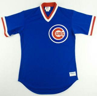 Vintage 80s Majestic Mlb Chicago Cubs Baseball Jersey Size Men 