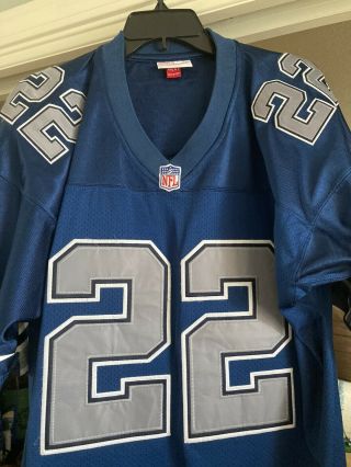 Emmitt Smith 1992 Football Jersey Throwback Mitchell And Ness Size 44 L