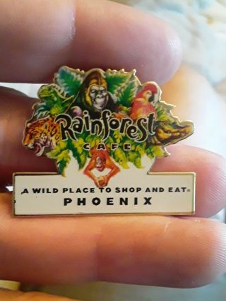 Rainforest Cafe Travel Pin - Phoenix " A Wild Place To Shop & Eat "